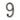 M Marcus - Heritage Brass - Numerals - Face Fix - 3" - 9; #finish_matt-bronze