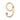 M Marcus - Heritage Brass - Numerals - Face Fix - 3" - 9; #finish_polished-brass