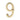 M Marcus - Heritage Brass - Numerals - Face Fix - 3" - 9; #finish_satin-brass