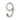 M Marcus - Heritage Brass - Numerals - Face Fix - 3" - 9; #finish_satin-nickel