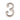 M Marcus - Heritage Brass - Numerals - Concealed Fix - 3" - 3; #finish_satin-nickel