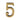 M Marcus - Heritage Brass - Numerals - Concealed Fix - 3" - 5; #finish_antique-brass
