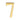 M Marcus - Heritage Brass - Numerals - Concealed Fix - 3" - 7; #finish_polished-brass