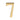 M Marcus - Heritage Brass - Numerals - Concealed Fix - 3" - 7; #finish_satin-brass