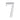 M Marcus - Heritage Brass - Numerals - Concealed Fix - 3" - 7; #finish_satin-chrome
