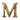 M Marcus - Heritage Brass - C1565 Numerals - Rear Fix - 2" - M; #finish_antique-brass