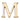M Marcus - Heritage Brass - C1565 Numerals - Rear Fix - 2" - M; #finish_polished-brass