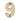 M Marcus - Heritage Brass - Numerals - Face Fix - 3" - C1566 - 9; #finish_polished-brass