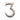 M Marcus - Heritage Brass - Numerals - Face Fix - 2" - 3; #finish_satin-nickel