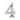 M Marcus - Heritage Brass - Numerals - Face Fix - 2" - 4; #finish_satin-chrome