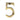 M Marcus - Heritage Brass - Numerals - Face Fix - 2" - 5; #finish_antique-brass