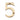 M Marcus - Heritage Brass - Numerals - Face Fix - 2" - 5; #finish_polished-brass