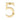 M Marcus - Heritage Brass - Numerals - Face Fix - 2" - 5; #finish_satin-brass