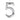 M Marcus - Heritage Brass - Numerals - Face Fix - 2" - 5; #finish_satin-chrome