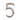 M Marcus - Heritage Brass - Numerals - Face Fix - 2" - 5; #finish_satin-nickel