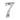 M Marcus - Heritage Brass - Numerals - Face Fix - 2" - 7; #finish_satin-chrome