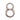 M Marcus - Heritage Brass - Numerals - Face Fix - 2" - 8; #finish_satin-nickel