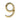 M Marcus - Heritage Brass - Numerals - Face Fix - 2" - 9; #finish_antique-brass