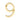 M Marcus - Heritage Brass - Numerals - Face Fix - 2" - 9; #finish_satin-brass