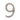 M Marcus - Heritage Brass - Numerals - Face Fix - 2" - 9; #finish_satin-nickel
