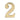 M Marcus - Heritage Brass - Numerals - Self-Adhesive - 2" - 2; #finish_satin-brass