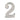 M Marcus - Heritage Brass - Numerals - Self-Adhesive - 2" - 2; #finish_satin-nickel