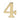M Marcus - Heritage Brass - Numerals - Self-Adhesive - 2" - 4; #finish_satin-brass