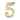M Marcus - Heritage Brass - Numerals - Self-Adhesive - 2" - 5; #finish_polished-brass