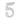 M Marcus - Heritage Brass - Numerals - Self-Adhesive - 2" - 5; #finish_satin-chrome