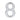 M Marcus - Heritage Brass - Numerals - Self-Adhesive - 2" - 8; #finish_polished-chrome