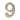 M Marcus - Heritage Brass - Numerals - Self-Adhesive - 2" - 9; #finish_antique-brass