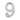 M Marcus - Heritage Brass - Numerals - Self-Adhesive - 2" - 9; #finish_satin-chrome