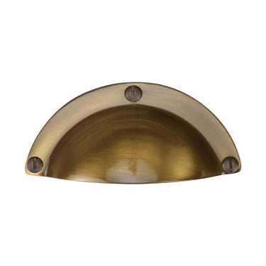M Marcus - Heritage Brass - Traditional Cabinet Drawer Pull; #finish_antique-brass