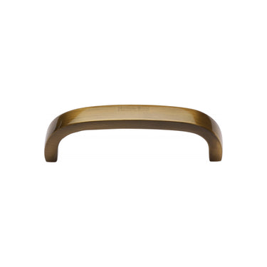 M Marcus - Heritage Brass - Curved D Shaped Cabinet Pull Handle - Bar - 89mm CTC; #finish_antique-brass