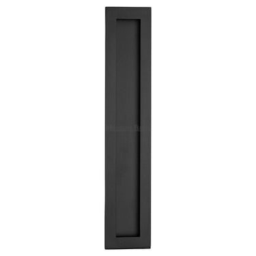 M Marcus - Heritage Brass - Rectangular Flush Pull - C1855 - 12"; #finish_matt-black
