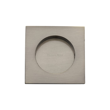 M Marcus - Heritage Brass - Square Flush Pull - C1860; #finish_antique-brass
