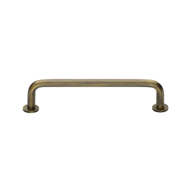 M Marcus - Heritage Brass - Wire Cabinet Pull Handle with Rose - Bar - 128mm CTC; #finish_antique-brass
