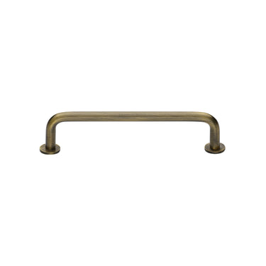 M Marcus - Heritage Brass - Wire Cabinet Pull Handle with Rose - Bar - 96mm CTC; #finish_antique-brass