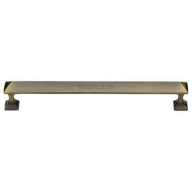 M Marcus - Heritage Brass - Pyramid Cabinet Pull Handle - Bar - 203mm CTC; #finish_antique-brass