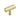 M Marcus - Heritage Brass - Hexagon T-Bar Cabinet Knob - 41mm - No Rose; #finish_polished-brass