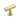 M Marcus - Heritage Brass - Hexagon T-Bar Cabinet Knob - 41mm - On Rose; #finish_satin-brass
