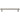 M Marcus - Heritage Brass - Industrial Cabinet Pull Handle - Bar - 256mm CTC; #finish_satin-nickel