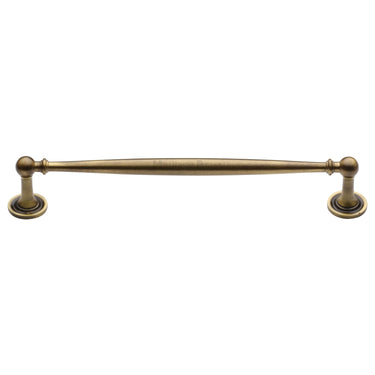 M Marcus - Heritage Brass - Colonial Cabinet Pull Handle - Bar - 203mm CTC; #finish_antique-brass
