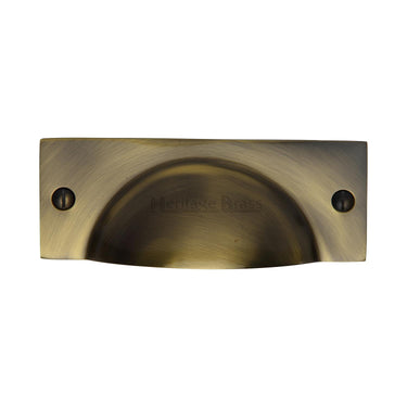 M Marcus - Heritage Brass - Cheshire Cabinet Drawer Pull; #finish_antique-brass