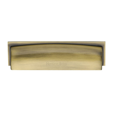M Marcus - Heritage Brass - Shropshire Drawer Pull Handle - 152mm CTC; #finish_antique-brass