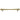 M Marcus - Heritage Brass - T-Bar Raindrop Cabinet Pull Handle - Bar - 256mm CTC; #finish_antique-brass