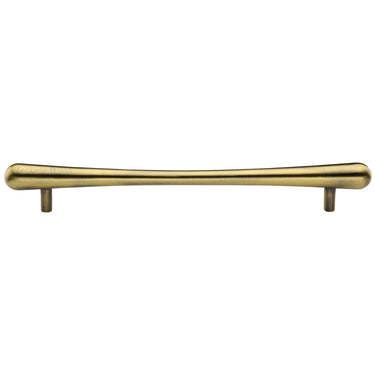 M Marcus - Heritage Brass - T-Bar Raindrop Cabinet Pull Handle - Bar - 256mm CTC; #finish_antique-brass