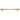 M Marcus - Heritage Brass - T-Bar Raindrop Cabinet Pull Handle - Bar - 256mm CTC; #finish_polished-brass