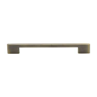 M Marcus - Heritage Brass - Slim Metro Cabinet Pull Handle - Bar - 192mm CTC; #finish_antique-brass