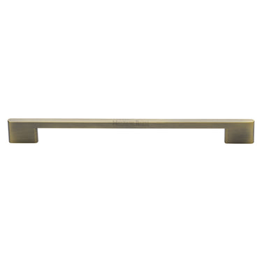 M Marcus - Heritage Brass - Slim Metro Cabinet Pull Handle - Bar - 256mm CTC; #finish_antique-brass